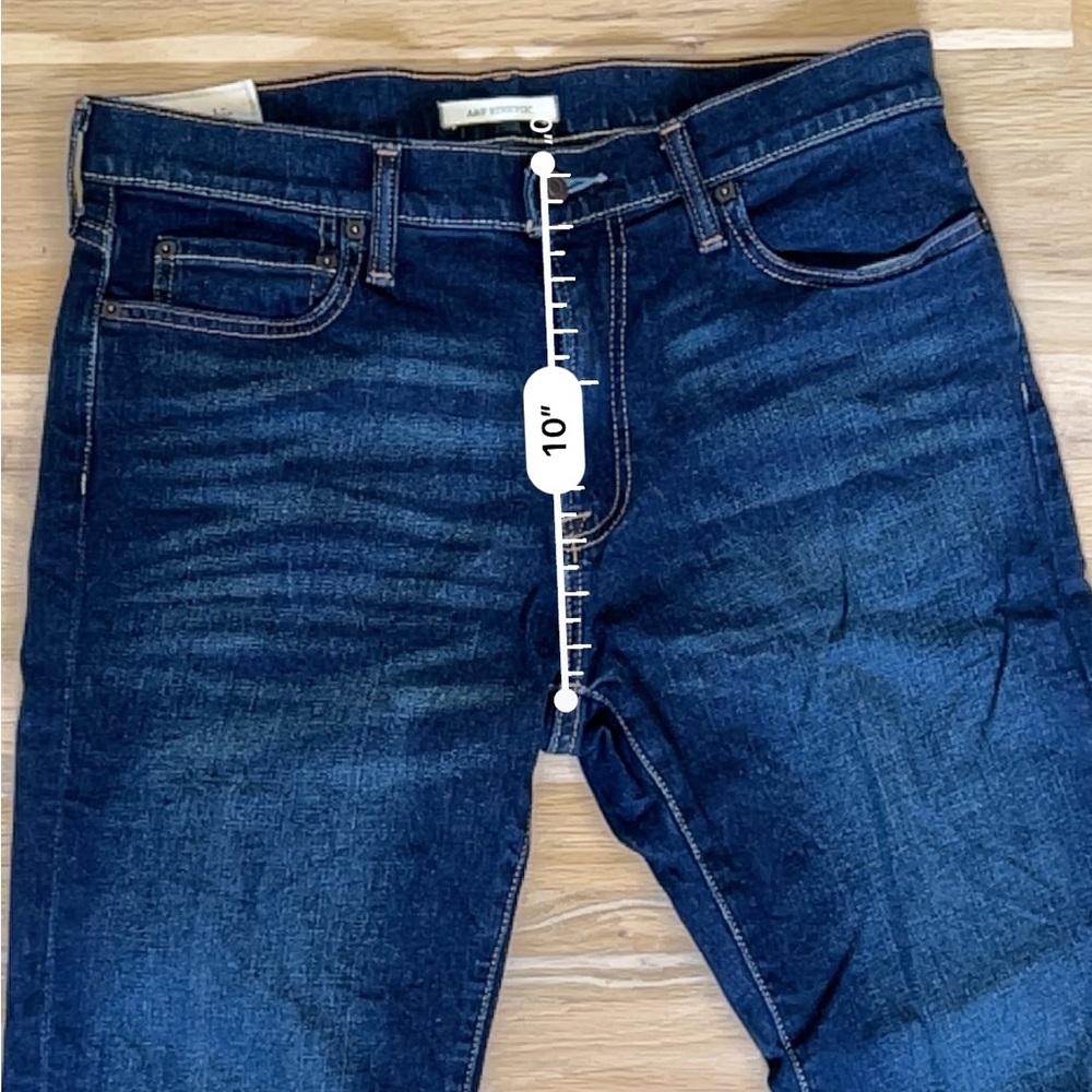 Abercrombie & Fitch Men’s Slim Straight Denim - Picture 2 of 4